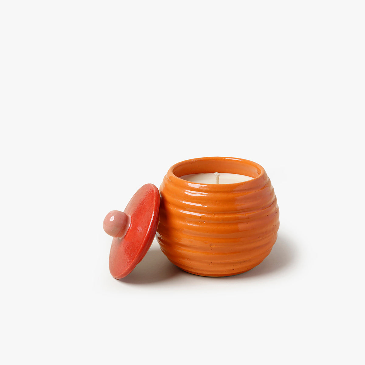 Caixinha Candle Colorblock - Laranja/Vermelho