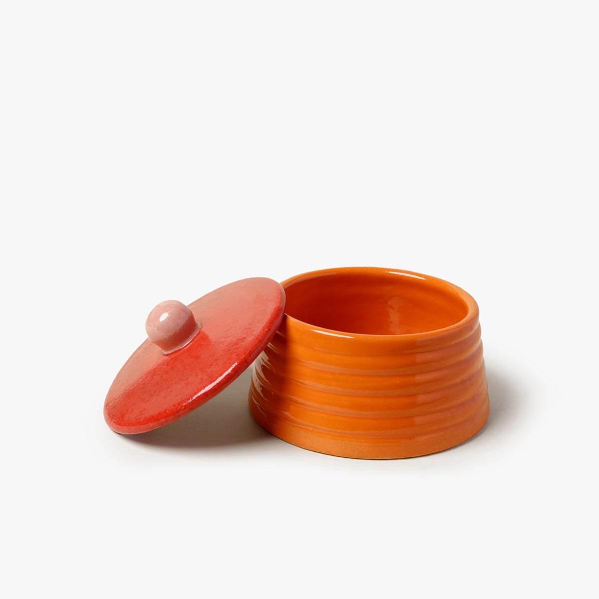 Caixinha Colorblock - Laranja/Vermelho