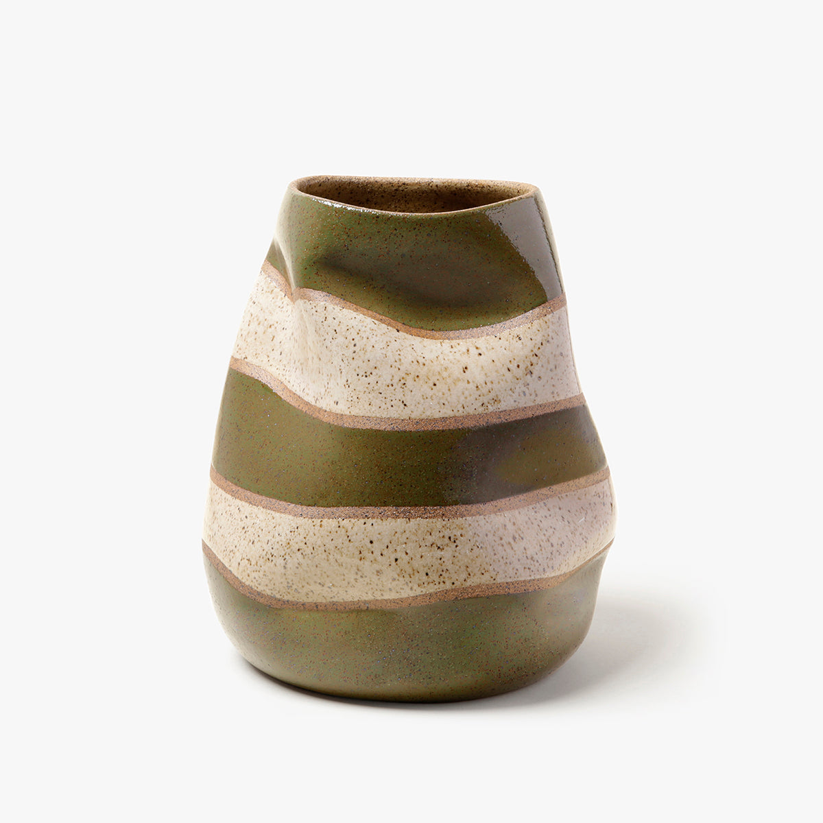 Vaso Lolla Stripes - Verde Militar
