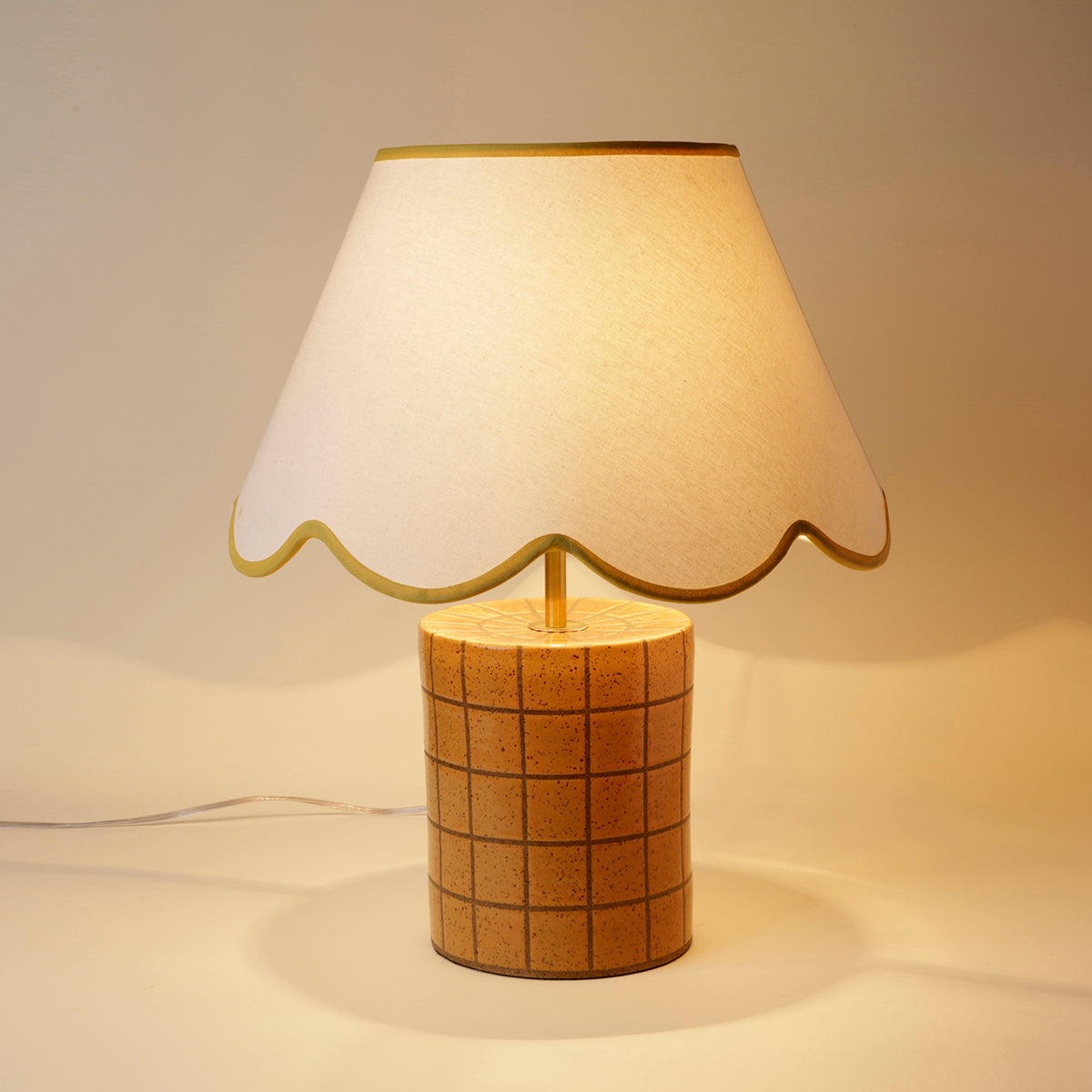 Abajur Lica Chess Mustard
