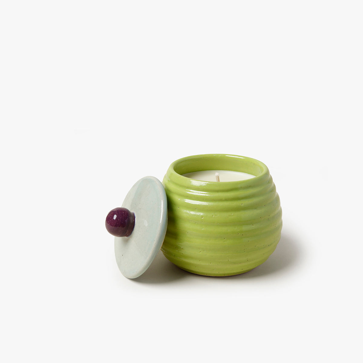 Caixinha Candle Colorblock - Verde Limão/Seladon