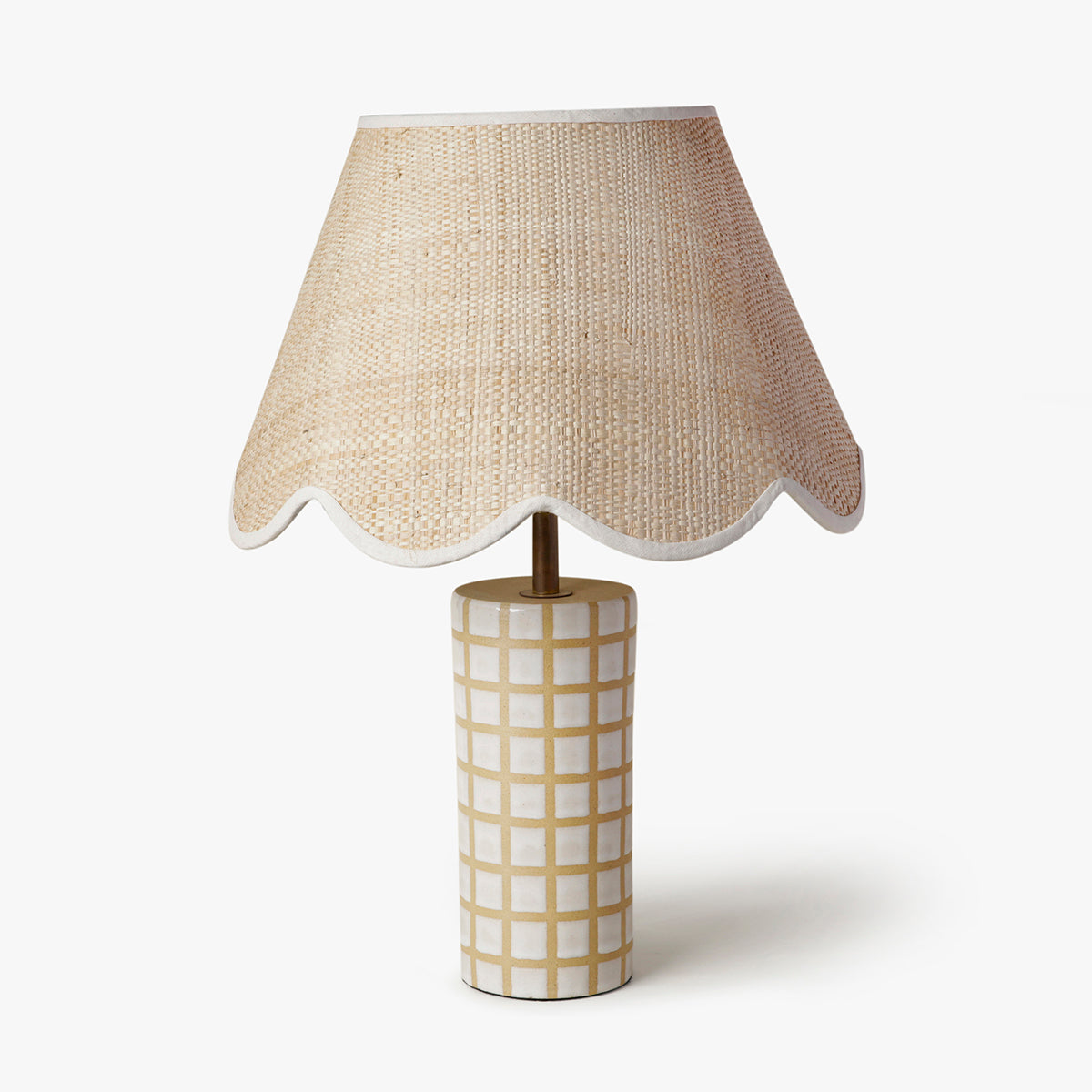 Abajur Zoe Chess Rustic
