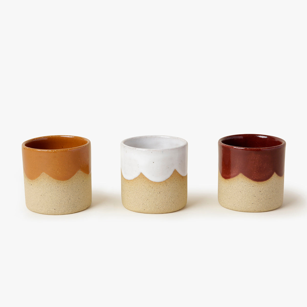 Dupla Copo Café Babado - Caramelo