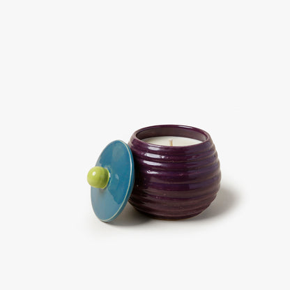 Caixinha Candle Colorblock - Roxo/Turquesa