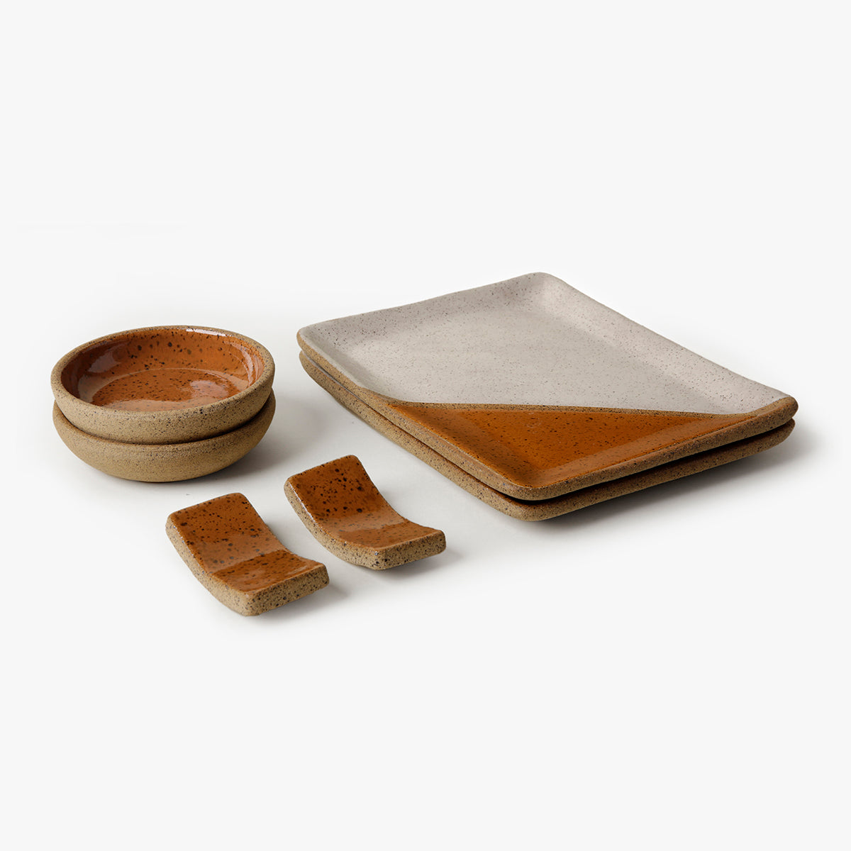 Set Sushi Tokyo Diagonal - Off/Caramelo